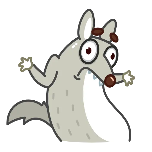 🤷‍♂️ Эмодзи «Wolf Alpha» для Telegram