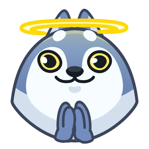 Стикер 6 Awoo Emoji