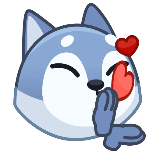 Стикер 9 Awoo Emoji