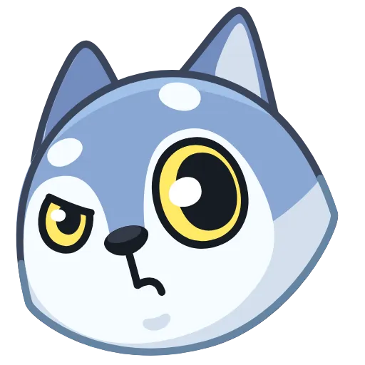 Стикер 11 Awoo Emoji