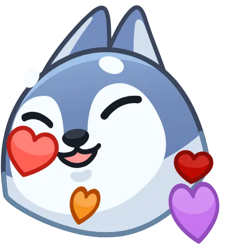 Стикер 8 Awoo Emoji