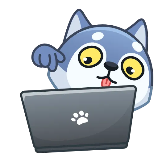 Стикер 33 Awoo Emoji