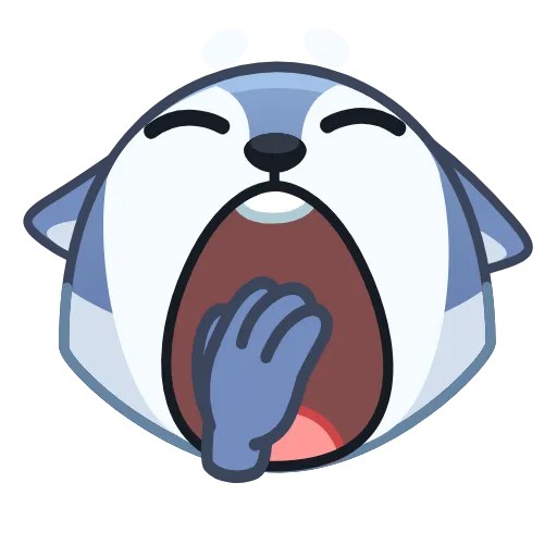 Стикер 21 Awoo Emoji