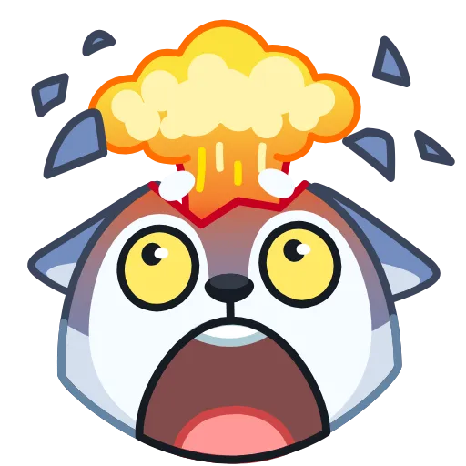 Стикер 18 Awoo Emoji