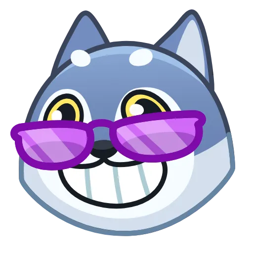 Стикер 12 Awoo Emoji