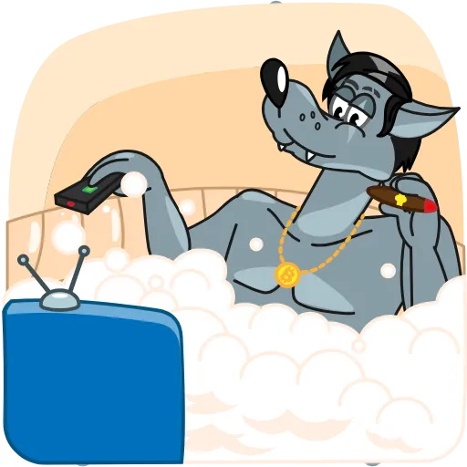 😌 Эмодзи «Wolf» для Telegram