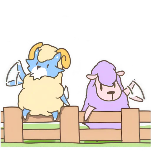 👋 Стикер «Волк и Овечки» для Telegram