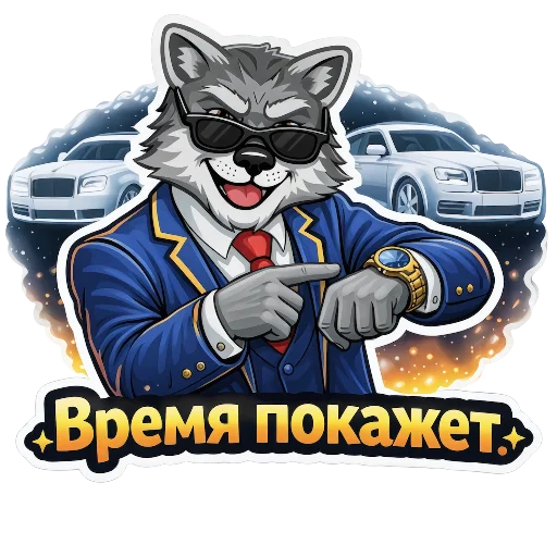 ⏰ Стикер «Wolfs» для Telegram