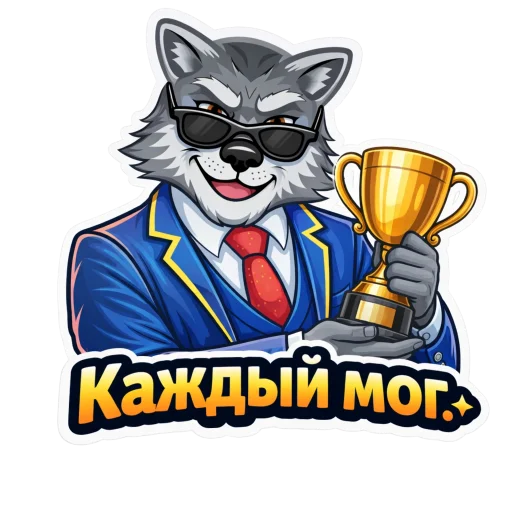 🏆 Стикер «Wolfs» для Telegram