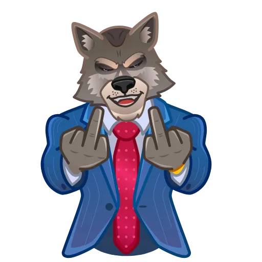😘 Стикер «Wolfs» для Telegram