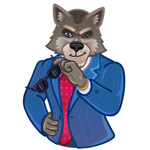 😏 Стикер «Wolfs» для Telegram