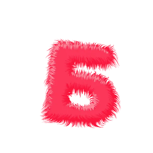 Стикер 2 Wool Letters Melon