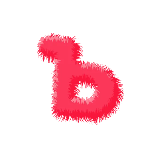 Стикер 27 Wool Letters Melon