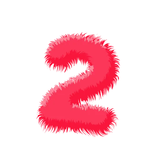 Стикер 35 Wool Letters Melon