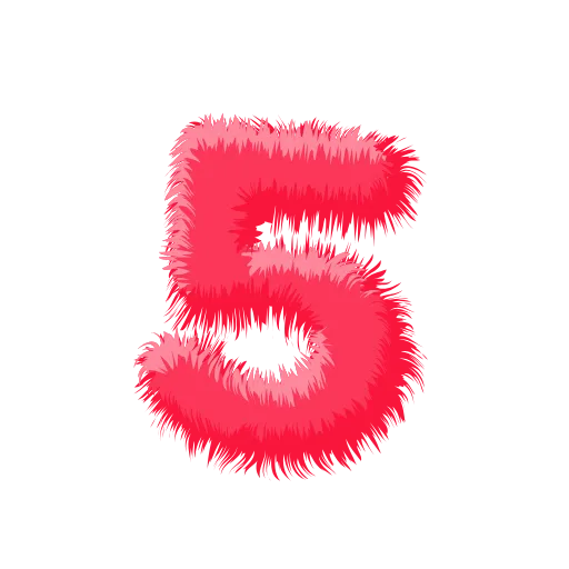 Стикер 38 Wool Letters Melon