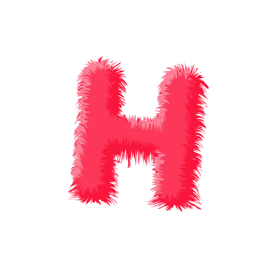 Стикер 14 Wool Letters Melon