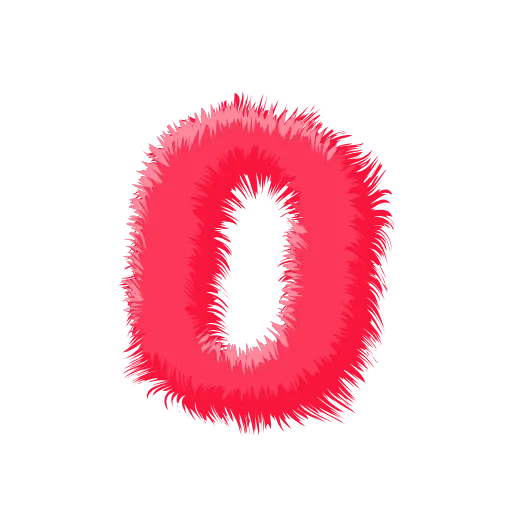 Стикер 33 Wool Letters Melon