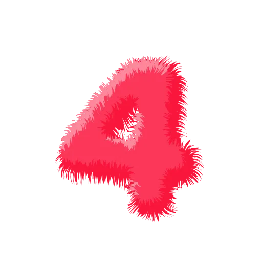 Стикер 37 Wool Letters Melon