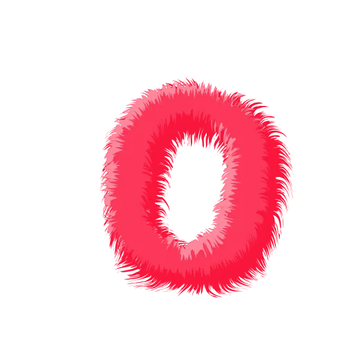 Стикер 15 Wool Letters Melon