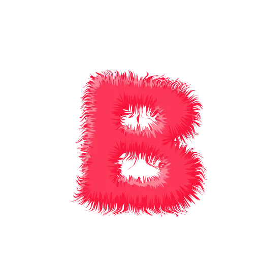 Стикер 3 Wool Letters Melon