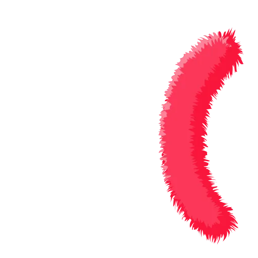 Стикер 49 Wool Letters Melon