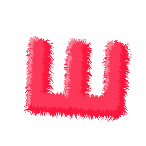 Стикер 25 Wool Letters Melon