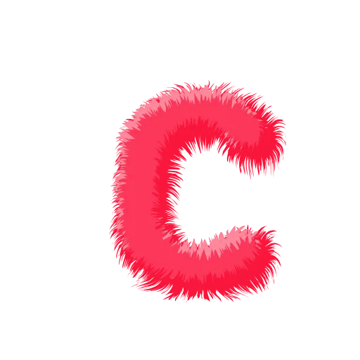 Стикер 18 Wool Letters Melon