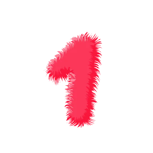 Стикер 34 Wool Letters Melon