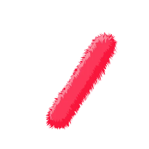 Стикер 60 Wool Letters Melon
