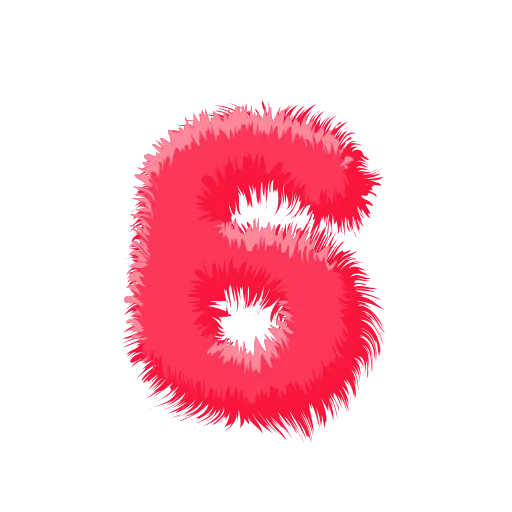 Стикер 39 Wool Letters Melon