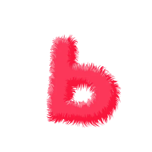 Стикер 29 Wool Letters Melon