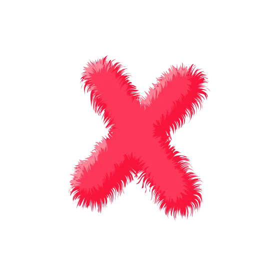 Стикер 22 Wool Letters Melon