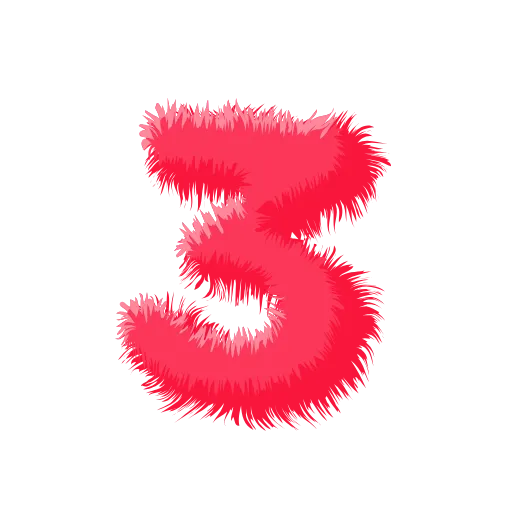 Стикер 36 Wool Letters Melon