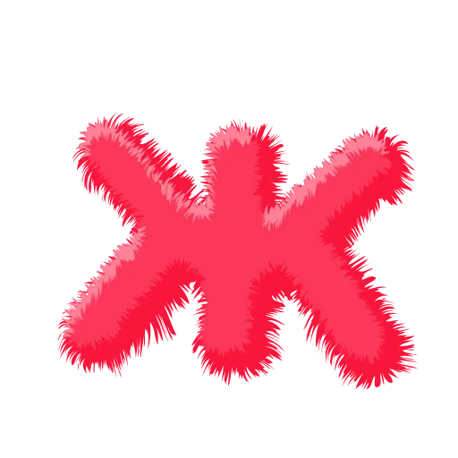 Стикер 8 Wool Letters Melon