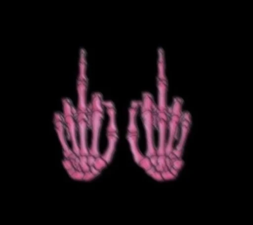 🖕 Стикер «Эстетика» для Telegram