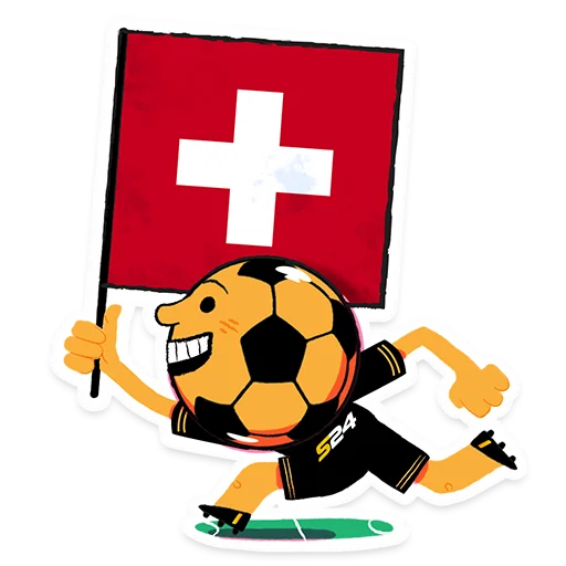 🇨🇭 Стикер «ЧМ-2022» для Telegram