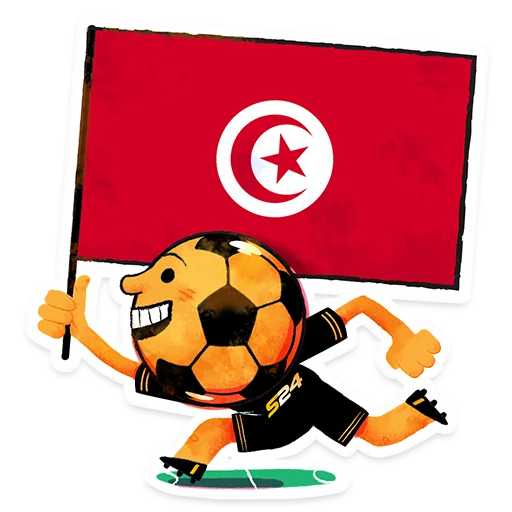 🇹🇳 Стикер «ЧМ-2022» для Telegram