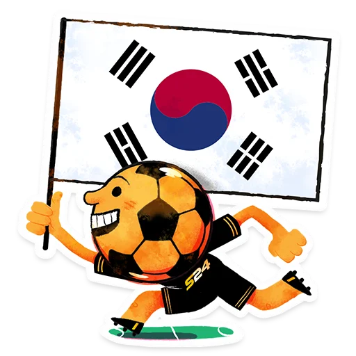 🇰🇷 Стикер «ЧМ-2022» для Telegram