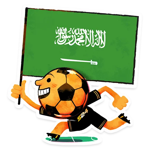 🇸🇦 Стикер «ЧМ-2022» для Telegram