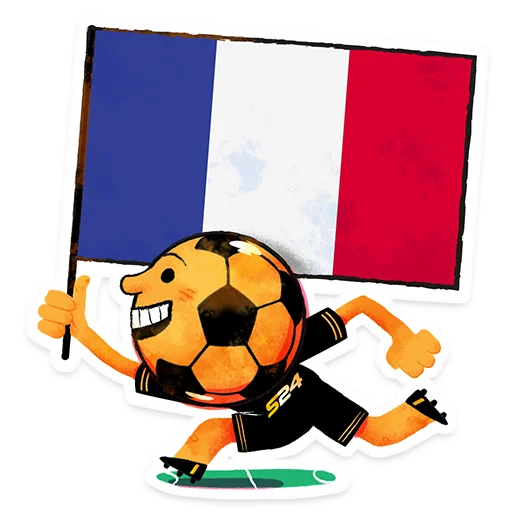 🇫🇷 Стикер «ЧМ-2022» для Telegram