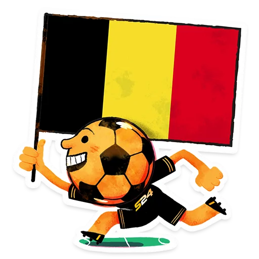 🇧🇪 Стикер «ЧМ-2022» для Telegram