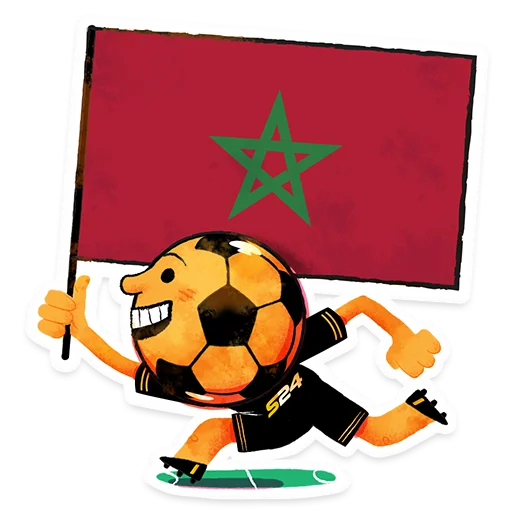🇲🇦 Стикер «ЧМ-2022» для Telegram