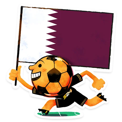 🇶🇦 Стикер «ЧМ-2022» для Telegram