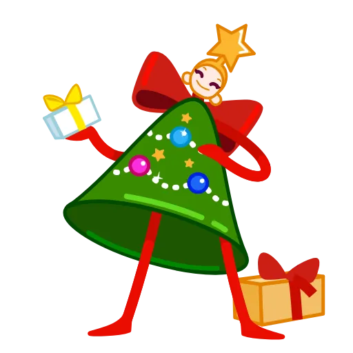 Стикер 14 Xmas Bell