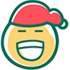 Стикер 60 Xmas Emoji