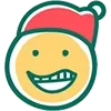 Стикер 51 Xmas Emoji