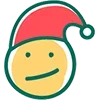 Стикер 47 Xmas Emoji