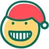 Стикер 53 Xmas Emoji