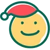 Стикер 45 Xmas Emoji