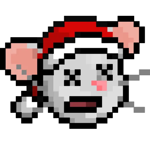 Стикер 19 Xmas Mouse